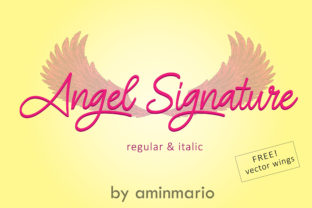 Angel Signature: A Thoughtful Script Font for Editorial Warmth