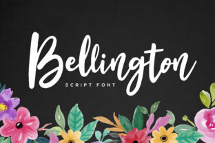Bellington: A Script Font for Editorial Elegance