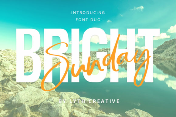 Bright Sunday: A Friendly, Professional Font Duo for Small Businesses