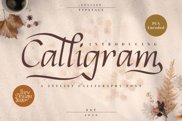 Calligram: A Script Font for Crafting with Character