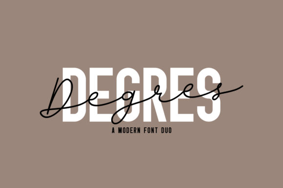 Font That Shapes Your Brand: Degres Duo