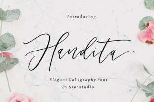 Handita: A Script Font That Elevates Digital Branding