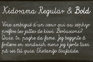 Kidorama: A Script Font That Adds Character to Branding