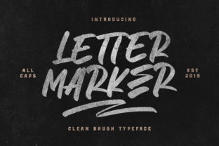 Letter Marker: A Bold Urban Handwritten Font for Standout Branding