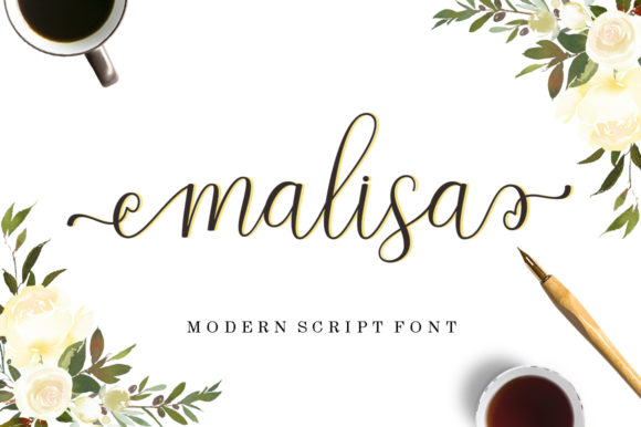Malisa: A Handwritten Font for Creative Crafters