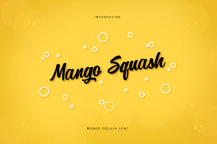 Mango Squash: A Font for Crafters Who Love Handwritten Charm