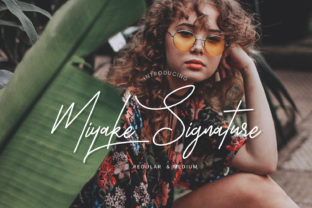 Miyake: A Handwritten Font for Creative Crafters
