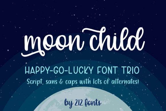 Moon Child Font Review: A Joyful Handwritten Typographic Experience