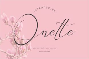 Onette: A Handwritten Font That Breathes Life Into Branding