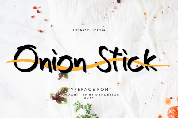Onion Stick: A Font That Adds Playfulness to Editorial Design
