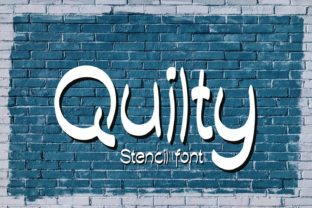 Quilty: A Stencil Font with Casual Charm