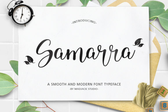 Samara: A Romantic Script Font That Elevates Handmade Design