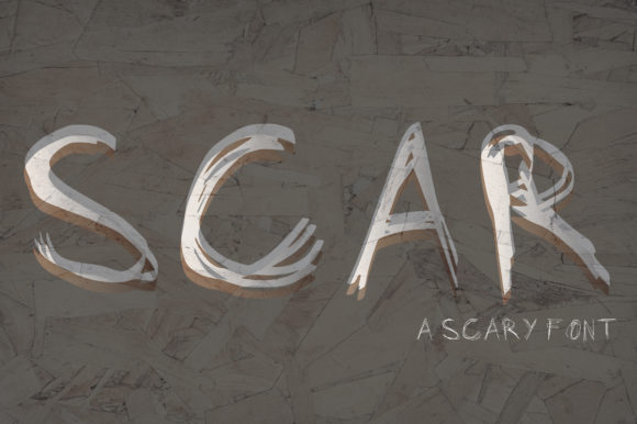 Scar: A Bold Script Font for Web Design