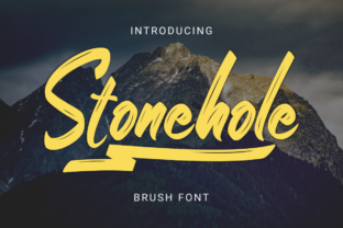 Stonehole: A Timeless Script Font for Handmade Creators