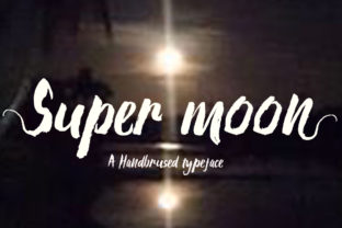 Super Moon: A Bold Script Font for Campaign Creativity
