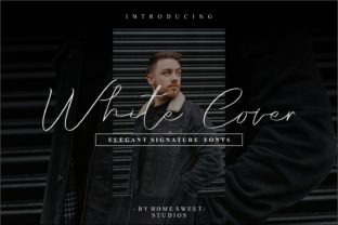 White Cover: A Script Font That Elevates Digital Branding